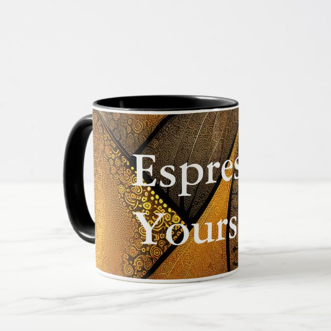 Caneca Eva 1 Abstract Design Combo Mug (Frente Esquerda)