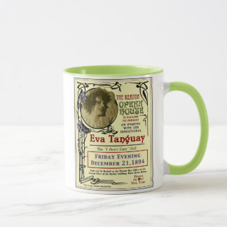 Caneca Eva Tanguay Keator Opera House Art Nouveau Poster