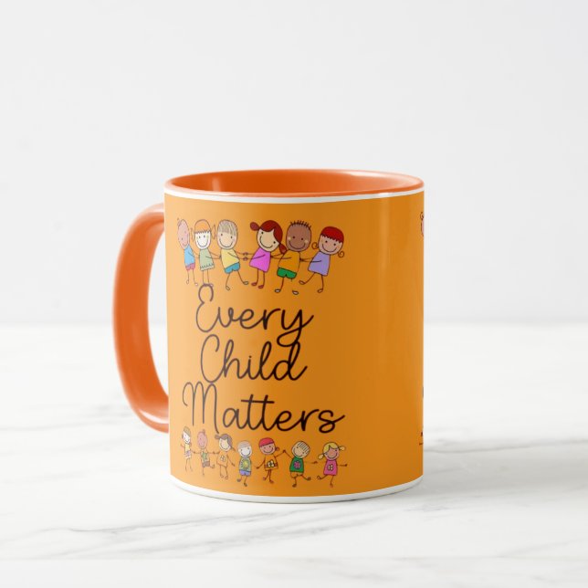 Caneca Every Child Matters Orange Awareness  Mug (Frente Esquerda)