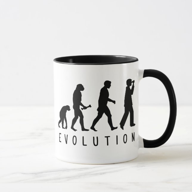 Caneca Evolução: Birder (Direita)