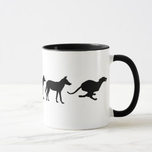 Caneca Evolução de Whippet