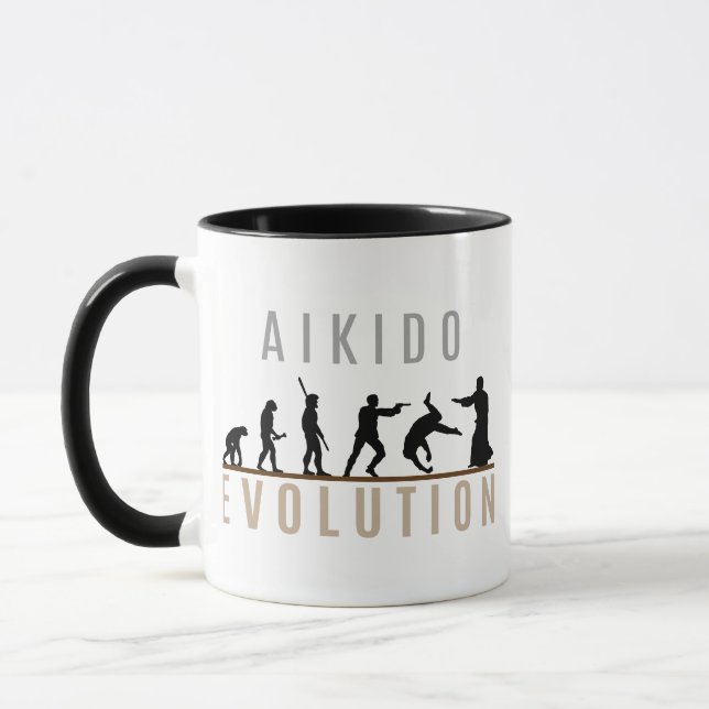 Caneca Evolução do Aikido (Esquerda)