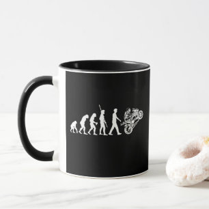 Caneca Evolução do motociclista