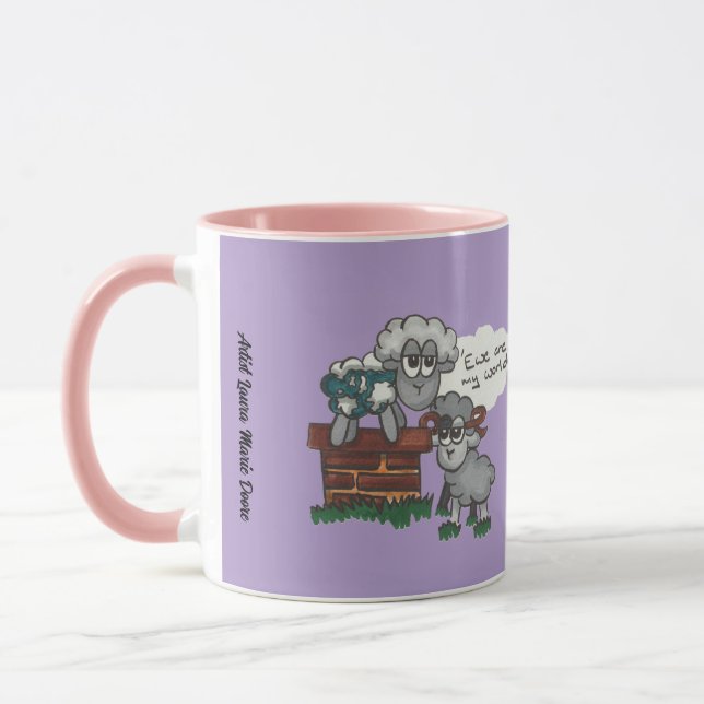 Caneca Ewe are My World (Esquerda)