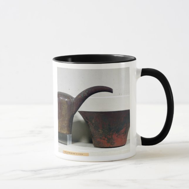 Caneca Ewer e bacia (cobre) (Direita)