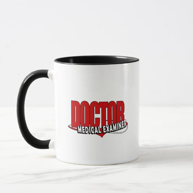 CANECA EXAMINADOR MÉDICO DO LOGOTIPO (Esquerda)