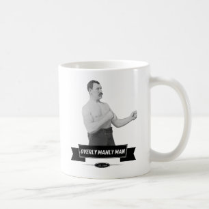 Caneca excedente viril do homem