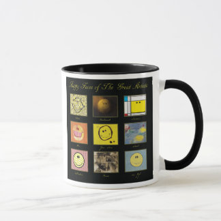 Caneca excelente artista feliz cara mug