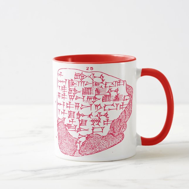 Caneca excelente Cuneiform da bebida (Direita)
