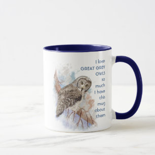 Caneca Excelente de amor OWLS tanto que eu divino Citaç