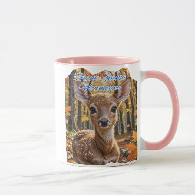 Caneca Excelente Enfumaçado Montagens Fawn Deer (Direita)