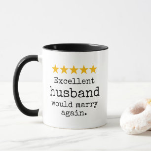 Caneca Excelente Marido Voltaria a Casar Engraçado