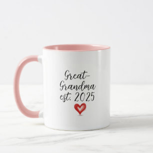 Caneca Excelente Personalizado-Avó Presente, Est. 2025,