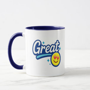Caneca Excelente Sorria café Mug Presente para Amigos e T