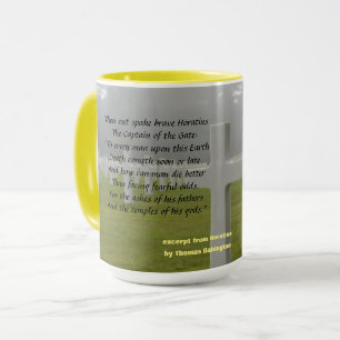 Caneca Excerto De Horatius
