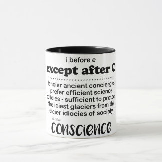 Caneca exceto após c