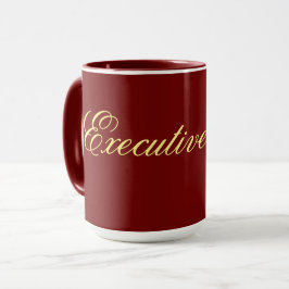 caneca executiva Cor do vinho