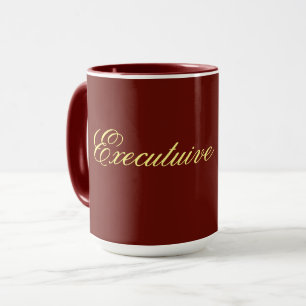 caneca executiva Cor do vinho