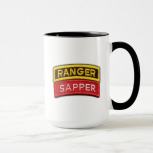 Caneca Exército 75º Regimento de Ranger Vetores Sapper