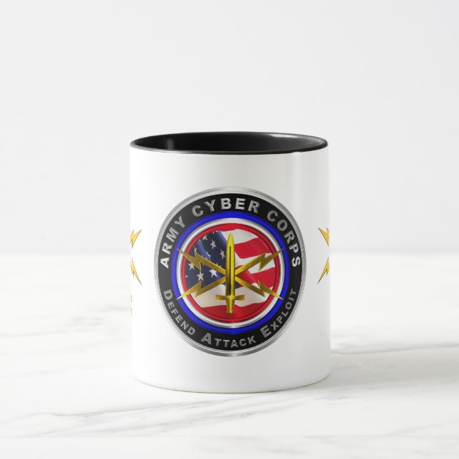 Caneca Exército Cyber Corps Veteran (Centro)
