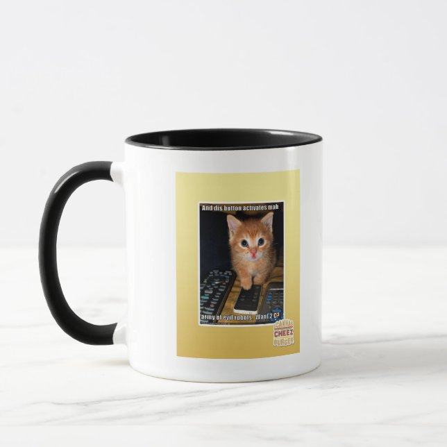 Caneca Exército de robôs maus (Esquerda)