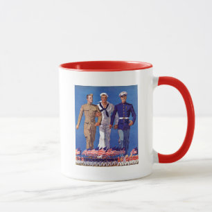 Caneca Exército, marinho & fuzileiros navais