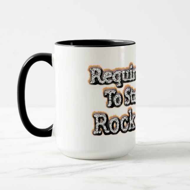 Caneca "Exigir Coragem" Design. Comprar Agora (Esquerda)