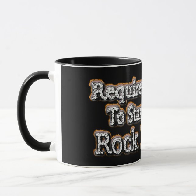 Caneca "Exigir Coragem" Design. Comprar Agora (Esquerda)