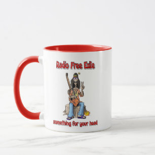 Caneca exílio livre de rádio