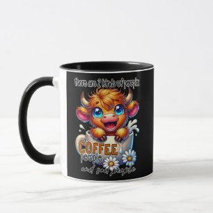 Caneca Existem 2 Tipos de Pessoas Pessoas de Café e Trist