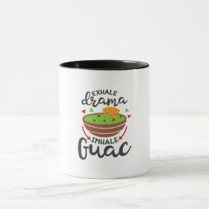 Caneca Expire Drama Inspire Guac Divertido Cozinha Fiesta