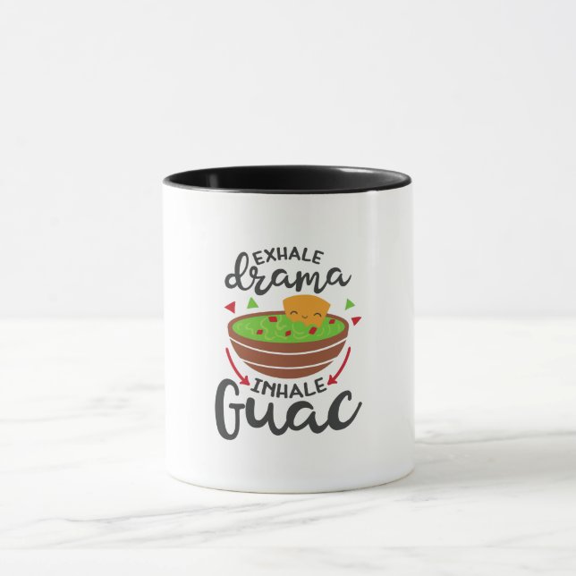 Caneca Expire Drama Inspire Guac Divertido Cozinha Fiesta (Centro)