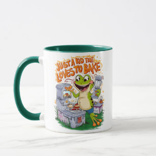 Caneca Explorador Culinário: Sapos Armazenam Aventura