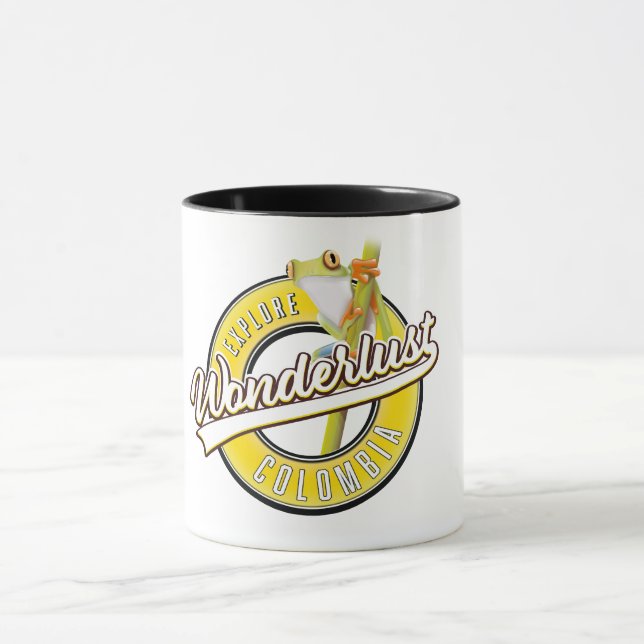 Caneca explorar Colômbia desejo de aventura (Centro)