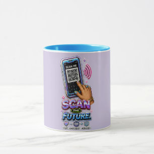 Caneca Explore o Futuro – Glitch de Cibertecnologia Futur