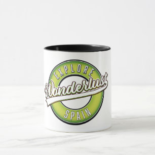Caneca Explore o Wonderlust da Espanha