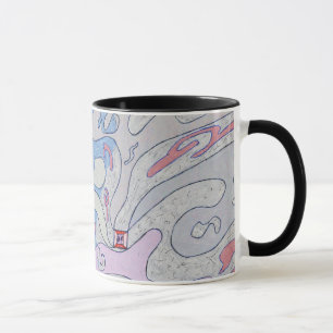 Caneca Explosão no espaço, Abstrato