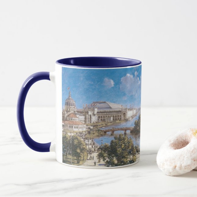 Caneca Exposição colombiana de Theodore Robinson (Com Donut)