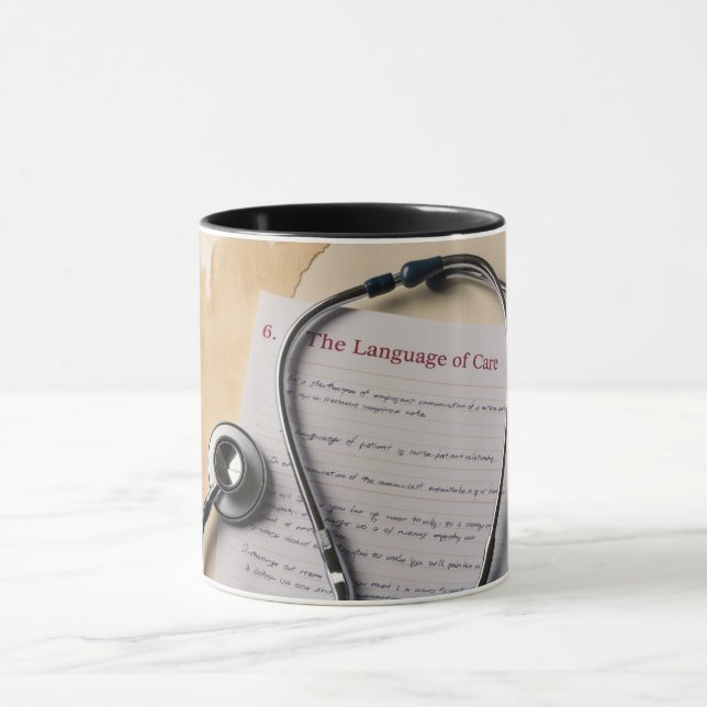 Caneca Express Care: Mug "The Language of Care" (Centro)