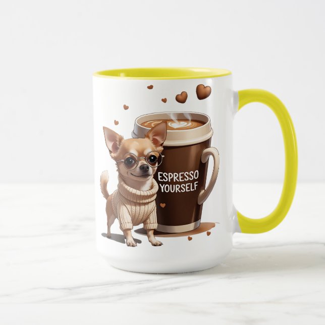 Caneca Expresse-se – Edição Café Chihuahua (Direita)
