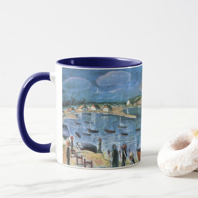 Caneca Expressionismo Vintage, Hidensee por Walter Gramat (Com Donut)