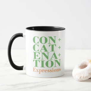 Caneca Expressões de Concatenação em Programação Cobol