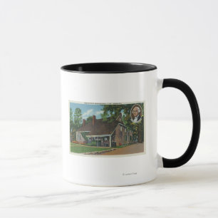 Caneca Exterior do QG de George Washington