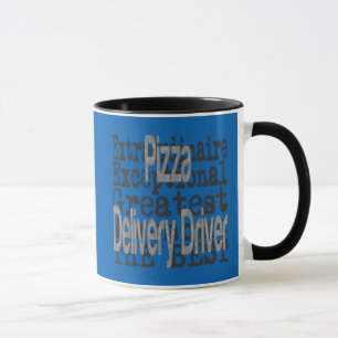 Caneca Extraordinário de driver de entrega de pizza