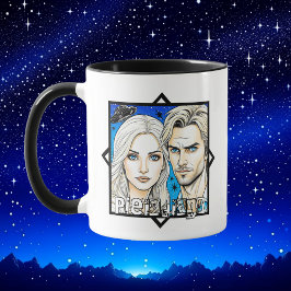 Caneca Extraterrestres Pleiadianos e OVNI