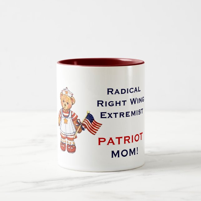 Caneca extremista da mamã do patriota do direita (Centro)
