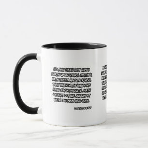 Caneca Ezekiel 18:8 Bíblia KJV Verso Dois Toneladas