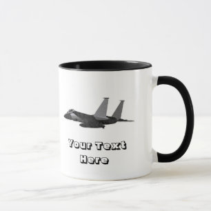 Caneca F15 Aeronaves da Força Aérea de Combatente de Águi