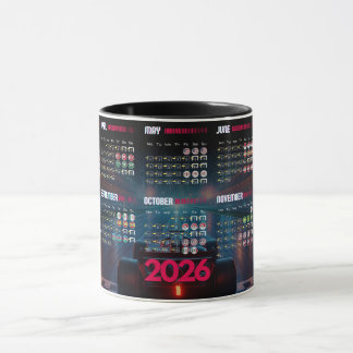 Caneca F1 2026 Calendar Mug