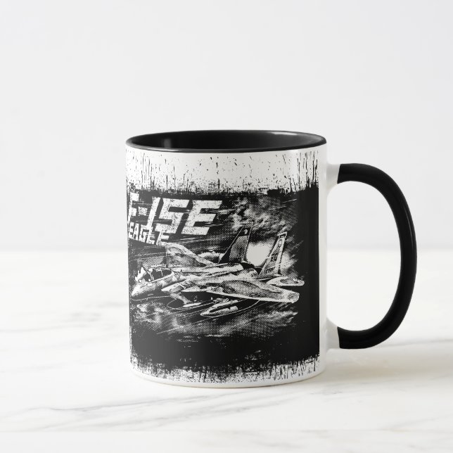 Caneca F-15 Agle 11 oz Ringer Mug (Direita)